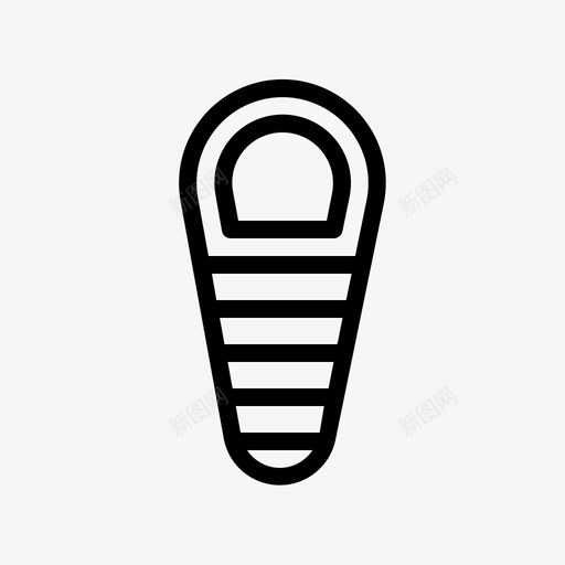 睡袋冒险露营svg_新图网 https://ixintu.com 睡袋 冒险 露营 自然