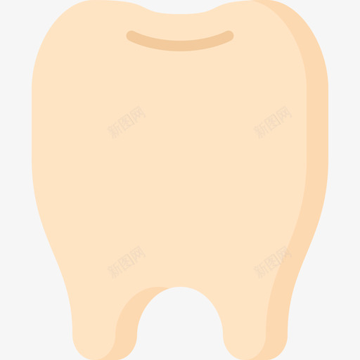 牙齿人体6扁平svg_新图网 https://ixintu.com 牙齿 人体 扁平