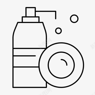 皂液器瓶清洗图标