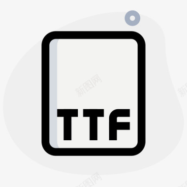 Ttf文件web应用程序编码文件2圆形形状图标
