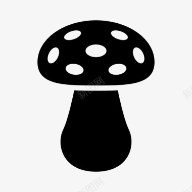 蘑菇食物木耳图标