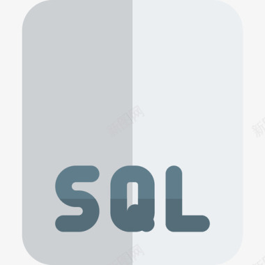 Sql文件web应用程序编码文件平面图标