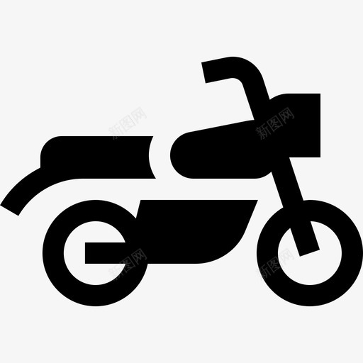 摩托车车辆和运输2已填充svg_新图网 https://ixintu.com 摩托车 车辆 运输 填充