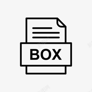 文件盒文件图标文件类型格式图标