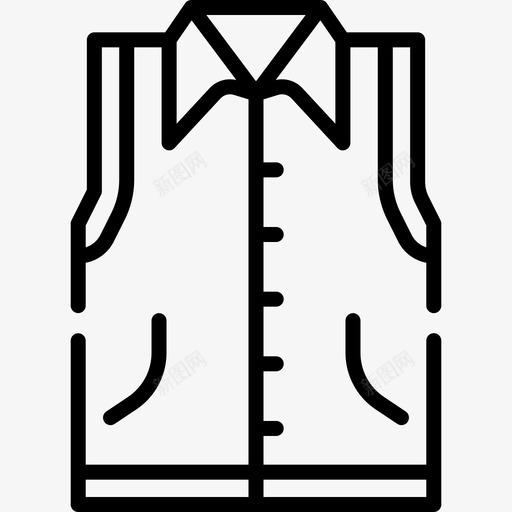 牛仔衣服179直纹图标svg_新图网 https://ixintu.com 牛仔 直纹 衣服