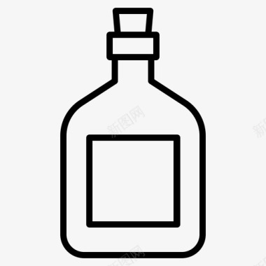 酒瓶子加勒比海图标图标