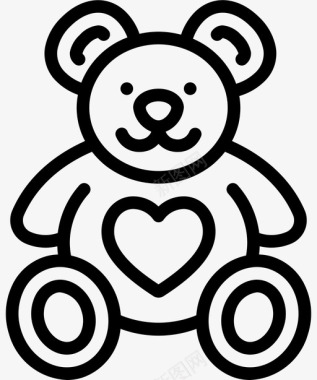 泰迪熊约会3岁直系图标