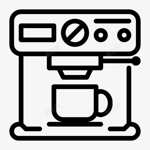 咖啡机咖啡师咖啡店svg_新图网 https://ixintu.com 咖啡机 咖啡 咖啡店