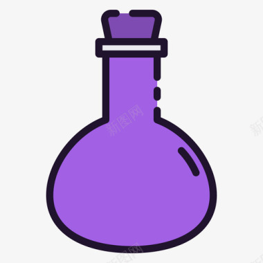 瓶子魔法63线性颜色图标