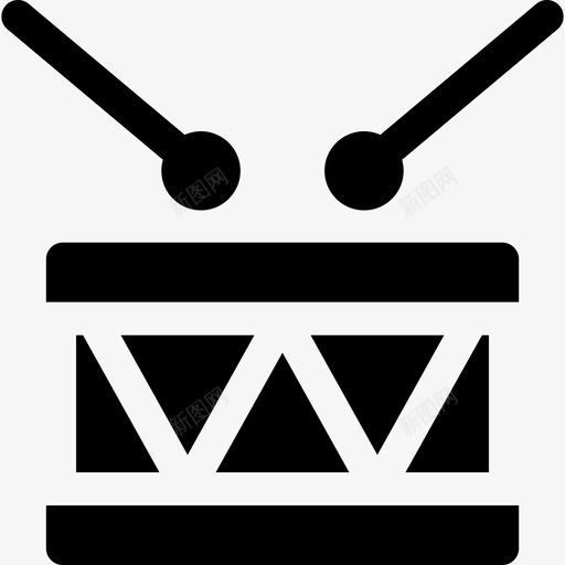 鼓圣诞318充满svg_新图网 https://ixintu.com 圣诞 充满