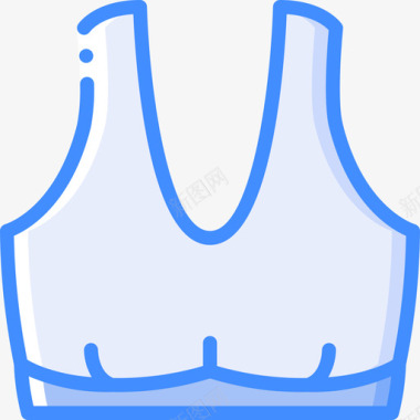 胸罩内衣1蓝色图标图标