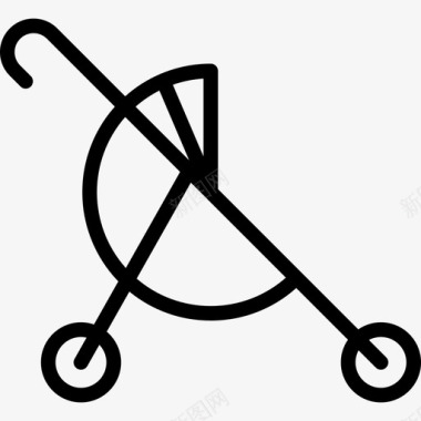 童车婴儿车马车图标图标