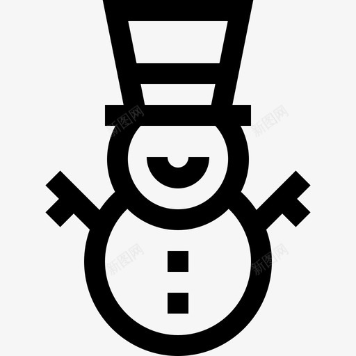 雪人圣诞礼物4直线型svg_新图网 https://ixintu.com 雪人 圣诞 礼物 直线 线型
