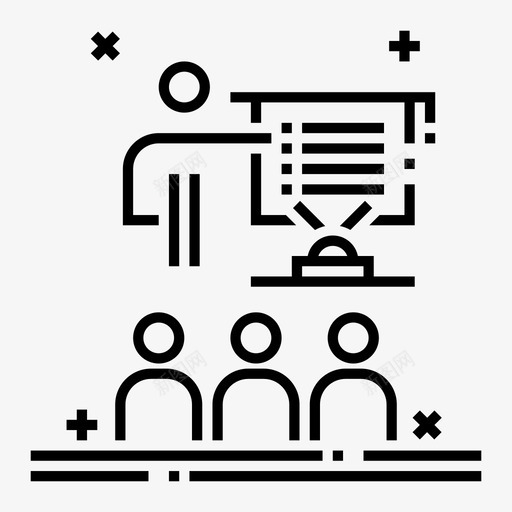 介绍演示展览svg_新图网 https://ixintu.com 介绍 演示 展览 讲座 研讨会 教育