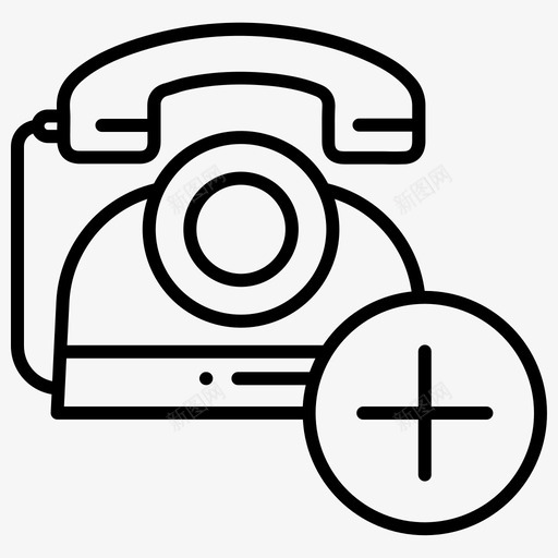 号码添加呼叫svg_新图网 https://ixintu.com 号码 添加 呼叫 业务
