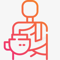 monkMonk缅甸1线性梯度高清图片