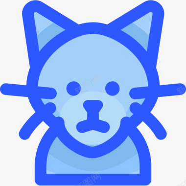 暹罗猫猫品种1蓝色图标