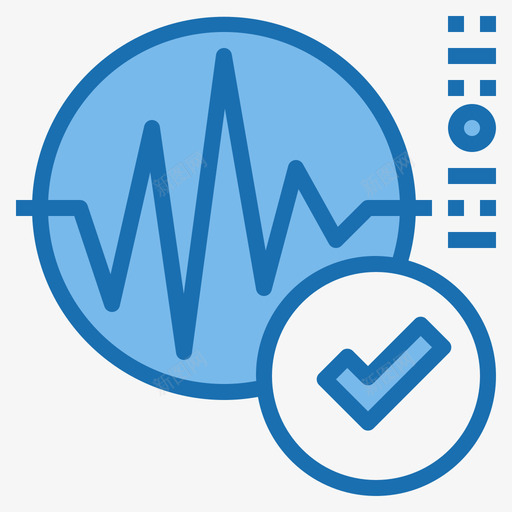 声控生物识别3蓝色svg_新图网 https://ixintu.com 声控 生物识别 蓝色