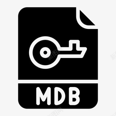 Mdb文件扩展名3glyph图标