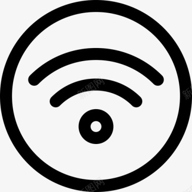 Wifi电话和手机1线性图标