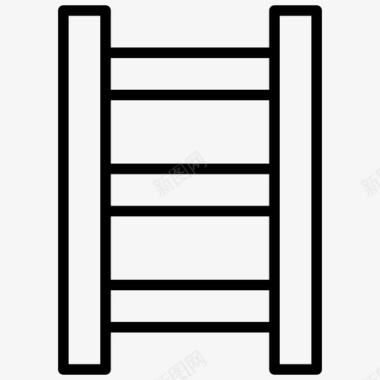 梯子施工设备图标图标