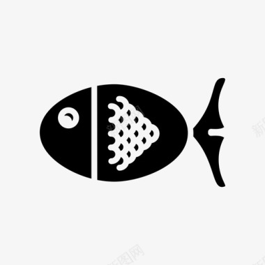 鱼鱼骨食物图标