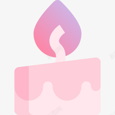 蜡烛魔法55扁平图标图标
