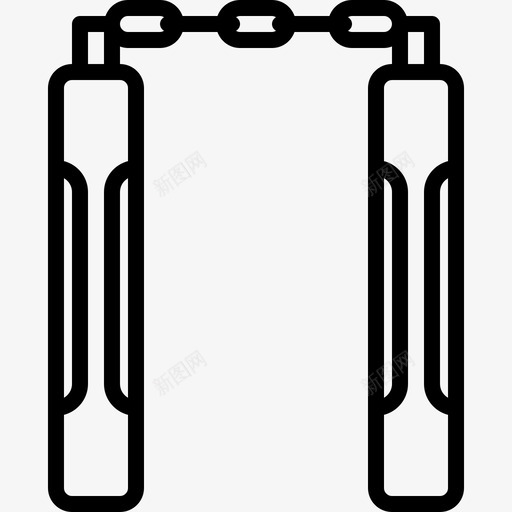 双节棍武术37直系图标svg_新图网 https://ixintu.com 武术 直系 节棍
