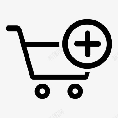 添加到购物列表添加到购物车电子商务图标