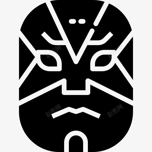 日本歌舞伎87填充svg_新图网 https://ixintu.com 日本 歌舞伎 填充