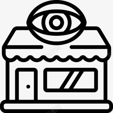 验光师眼科1线性图标图标
