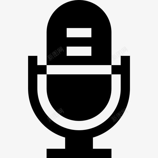 麦克风通信191填充svg_新图网 https://ixintu.com 麦克风 通信 填充