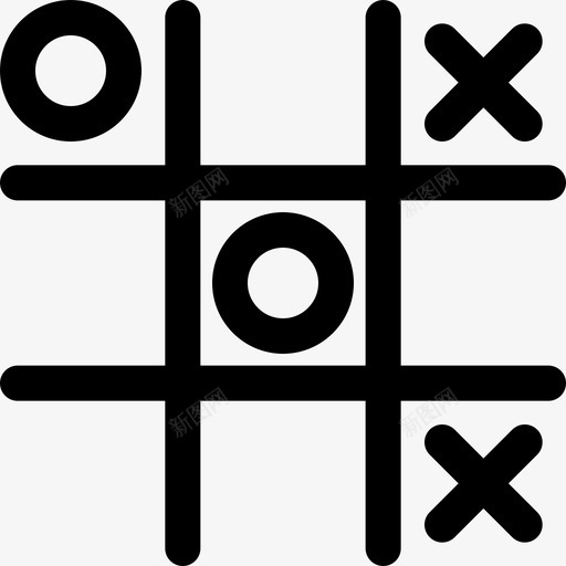 TicTacToe商业411直系svg_新图网 https://ixintu.com Tic-Tac-Toe 商业 直系