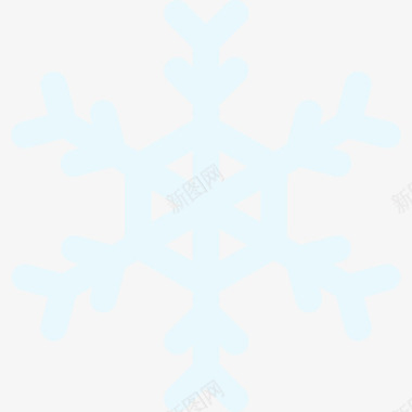 雪花圣诞285平坦图标