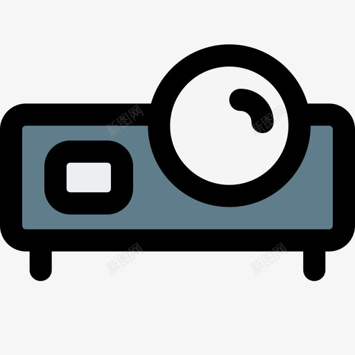 投影仪办公室2线性颜色svg_新图网 https://ixintu.com 投影仪 办公室 线性 颜色