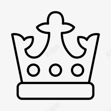 皇冠国王中世纪图标