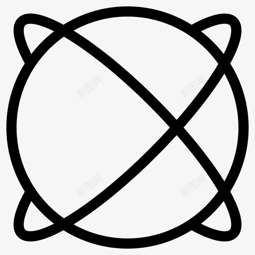 星球网络互联网图标svg_新图网 https://ixintu.com 互联网 星球 网络