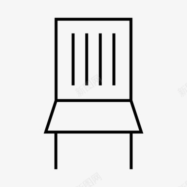 椅子座椅坐姿图标图标