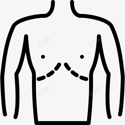 腹部成形术整形手术42线性svg_新图网 https://ixintu.com 腹部 成形术 整形 手术 线性