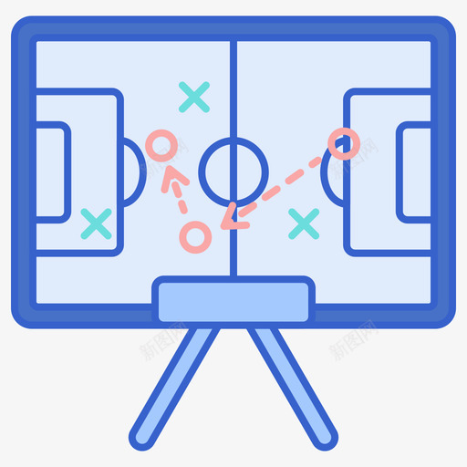 战略足球84线性颜色svg_新图网 https://ixintu.com 战略 足球 线性 颜色