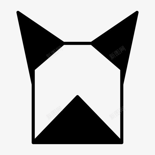 折纸波士顿动物折纸动物svg_新图网 https://ixintu.com 折纸 波士顿 动物