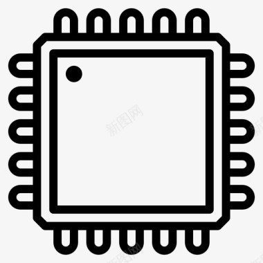 线性4半导体处理器图标