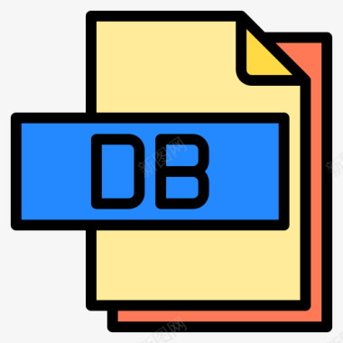文件文件格式4线性颜色图标