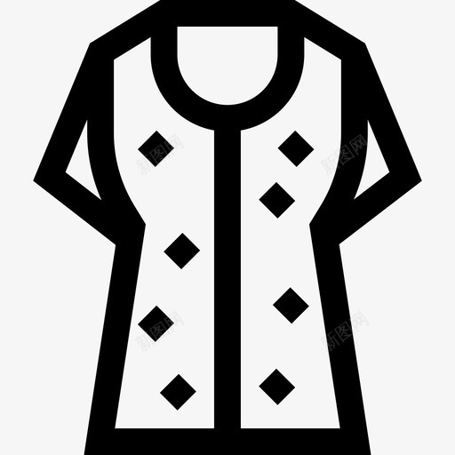 T恤衣服169直线型svg_新图网 https://ixintu.com 衣服 直线 线型