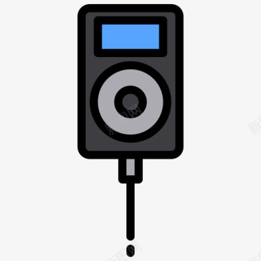 Ipod音乐应用程序2线性颜色图标