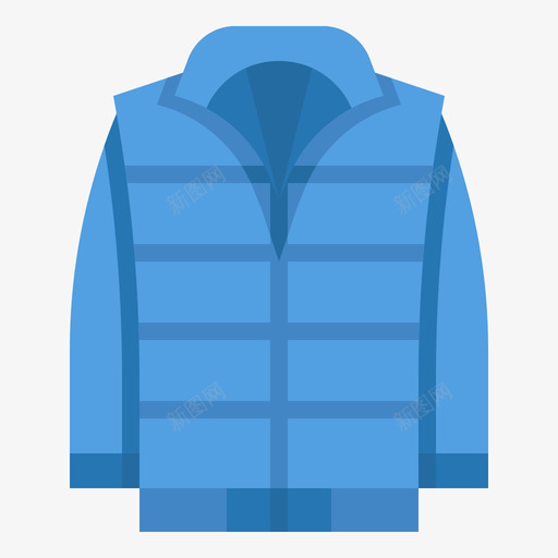 夹克衣服21扁平svg_新图网 https://ixintu.com 夹克 衣服 扁平