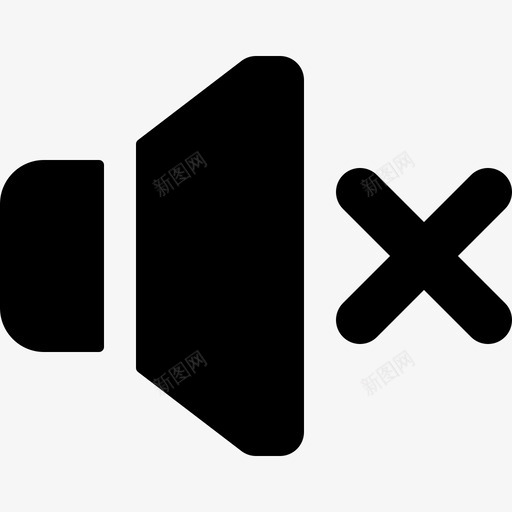 没有声音视频30填充svg_新图网 https://ixintu.com 没有 声音 视频 填充