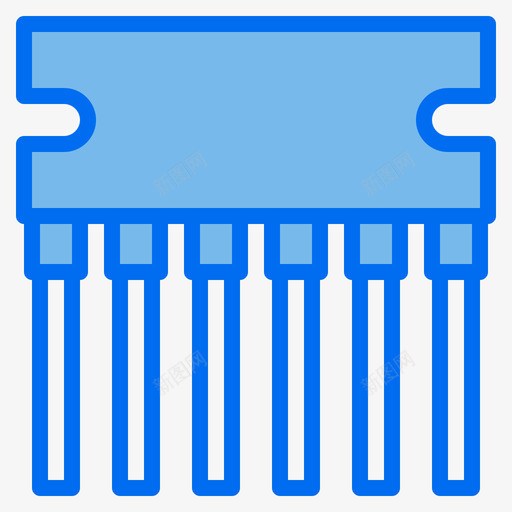半导体蓝色svg_新图网 https://ixintu.com 半导体 蓝色