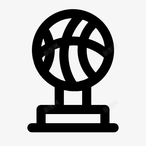 奖杯篮球比赛svg_新图网 https://ixintu.com 奖杯 比赛 篮球 运动