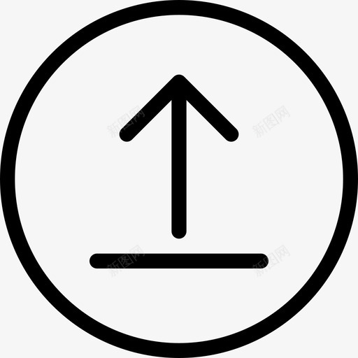 上传按钮云联网7线性svg_新图网 https://ixintu.com 上传 按钮 联网 线性